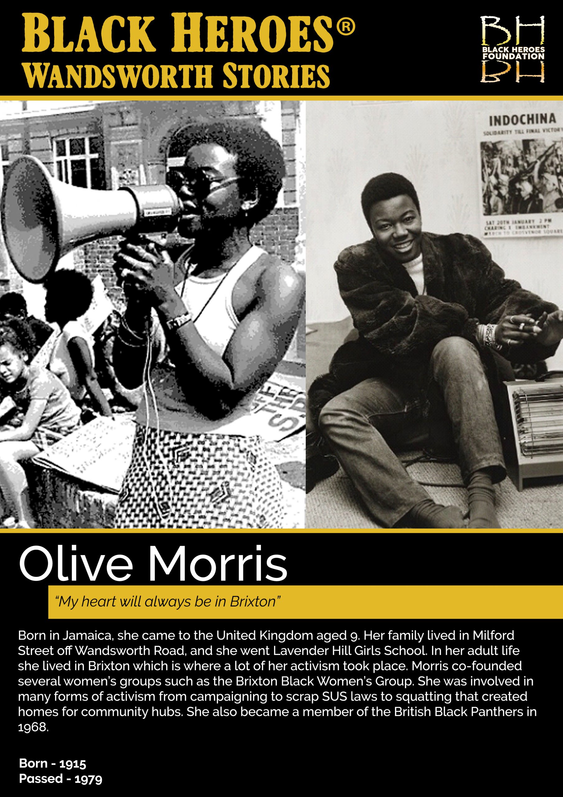 Olive Morris Wandsworth Stories