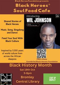 Will Johnson at The Black Heroes Soul Food Cafe